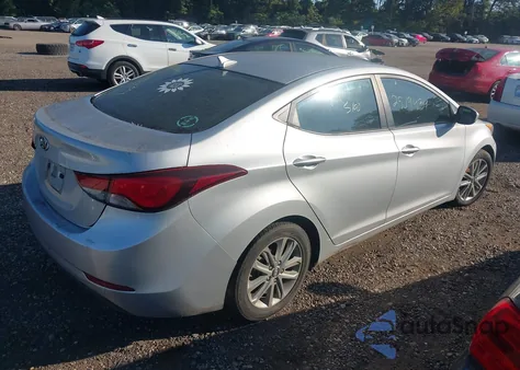2015 Hyundai Elantra Se z USA, uszkodzony, nr VIN KMHDH4AE7FU357135
